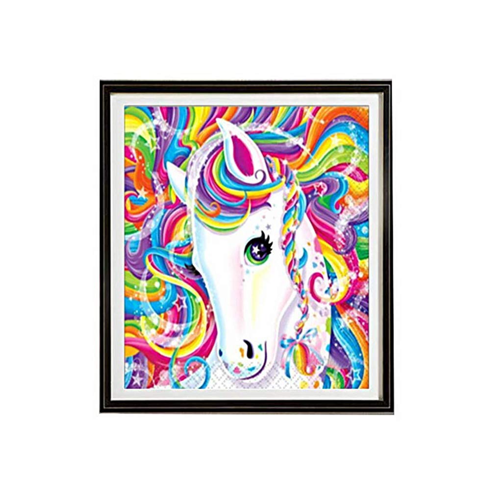 HASTHIP DIY 5D Unicorn Diamond Painting Kits Full Drill Crystal Rhinestone Embroidery Pictures Arts Craft for Home Wall Decor HASTHIP DIY 5D Unicorn Diamond Painting Kits Full Drill Crystal Rhinestone Embroidery Pictures Arts Craft for Home Wall Decor